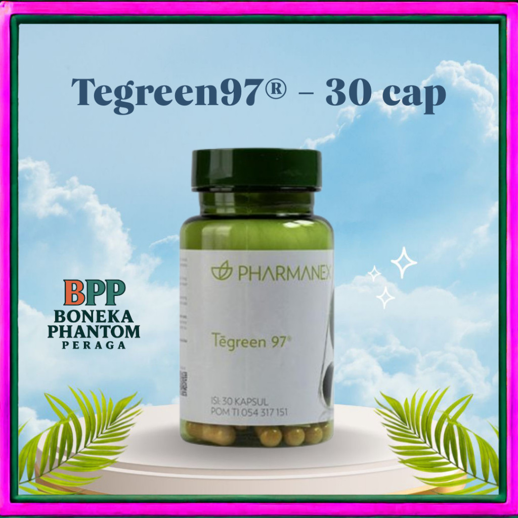 Tegreen 97 30 Capsules Nu Skin Suplemen Herbal Teh Hijau Antioksidan Original