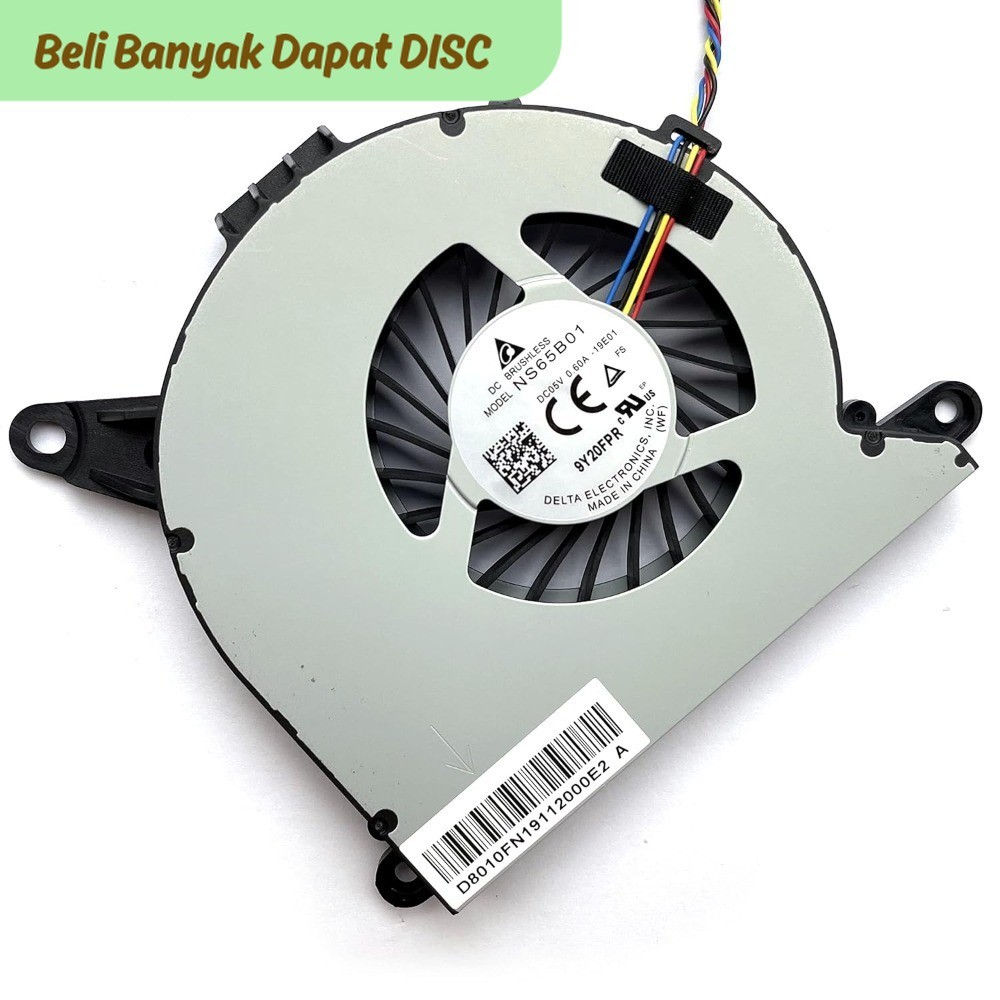 Jual CPU Kipas Cooling Pendingin Fan Intel NUC 10 NUC10 NUC10i3FNH Nuc10i5fnh Nuc10i7fnh 4 Pin Delta I.39979601