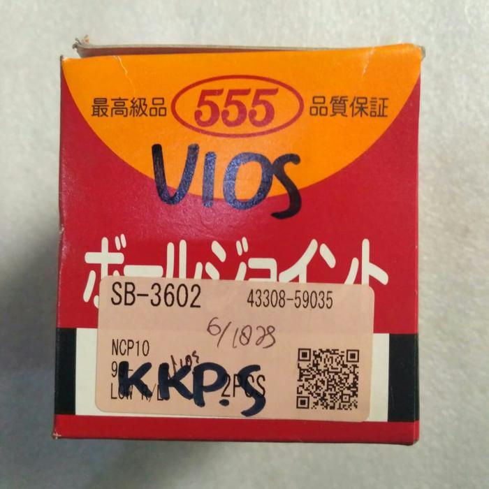 ball joint Vios 2004-2012 merk 555 japan top