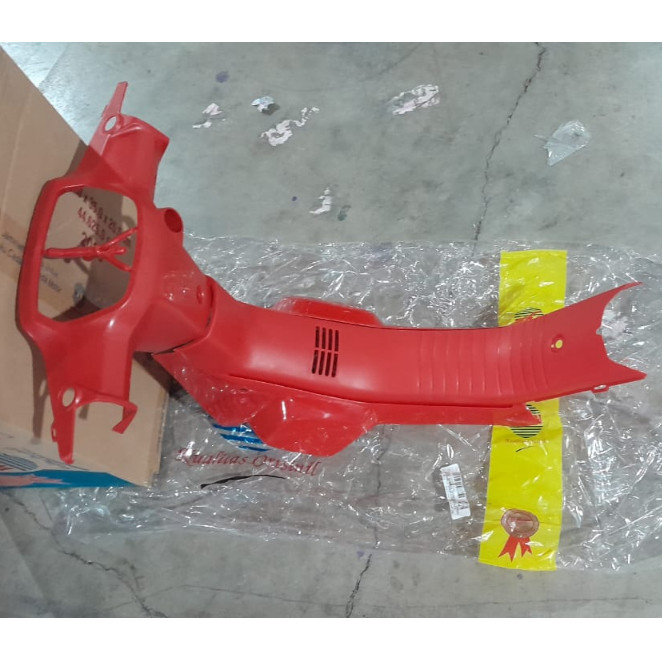 Set Batok Belakang + Reksil / Legsil Sayap Tengah Warna Merah Glossy Grand Bulus | Rear Handle Cover