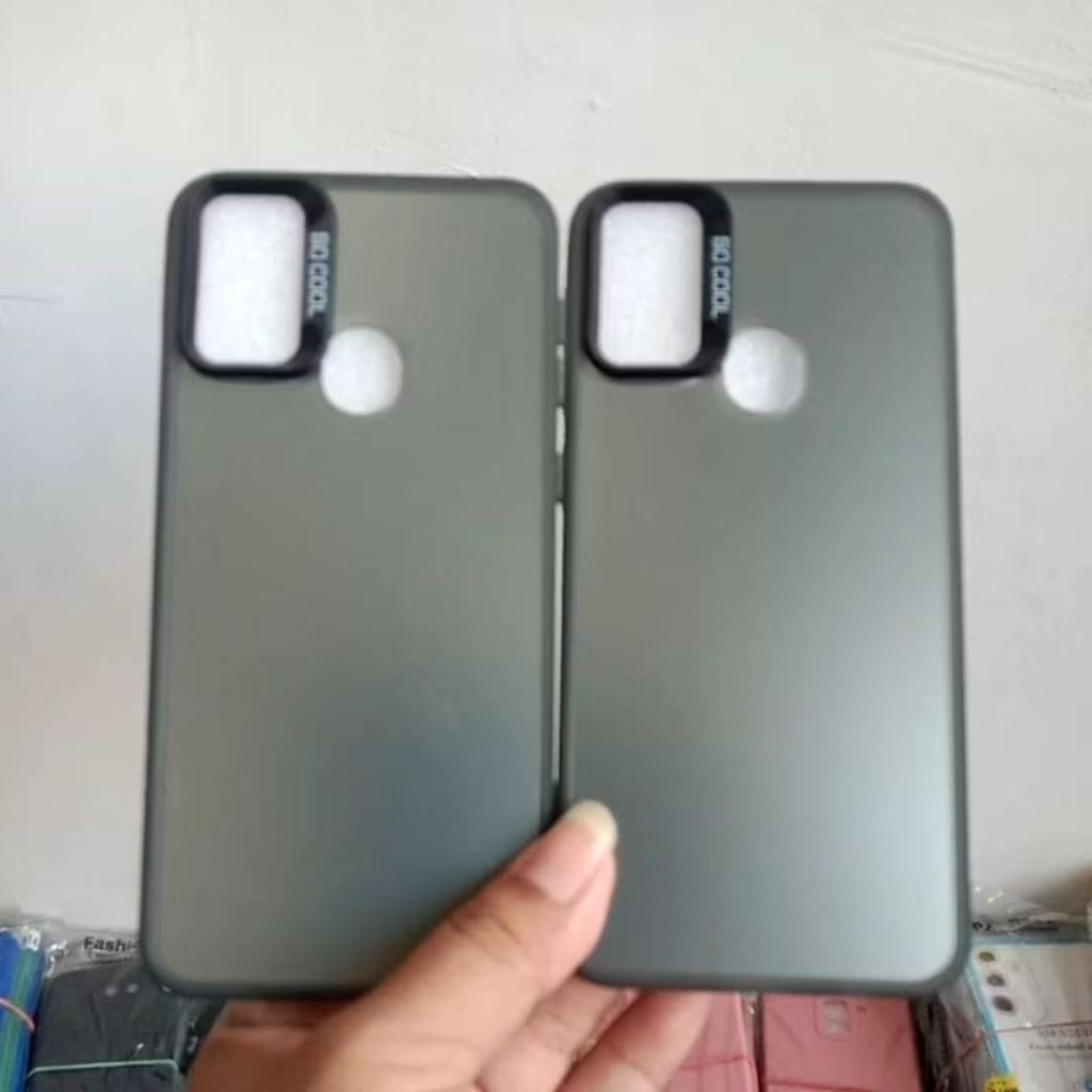 SOFT CASE IMD Black Samsung A11/M11 Casing Hybrid IMD Black So Cool Hologram Polycarbonate