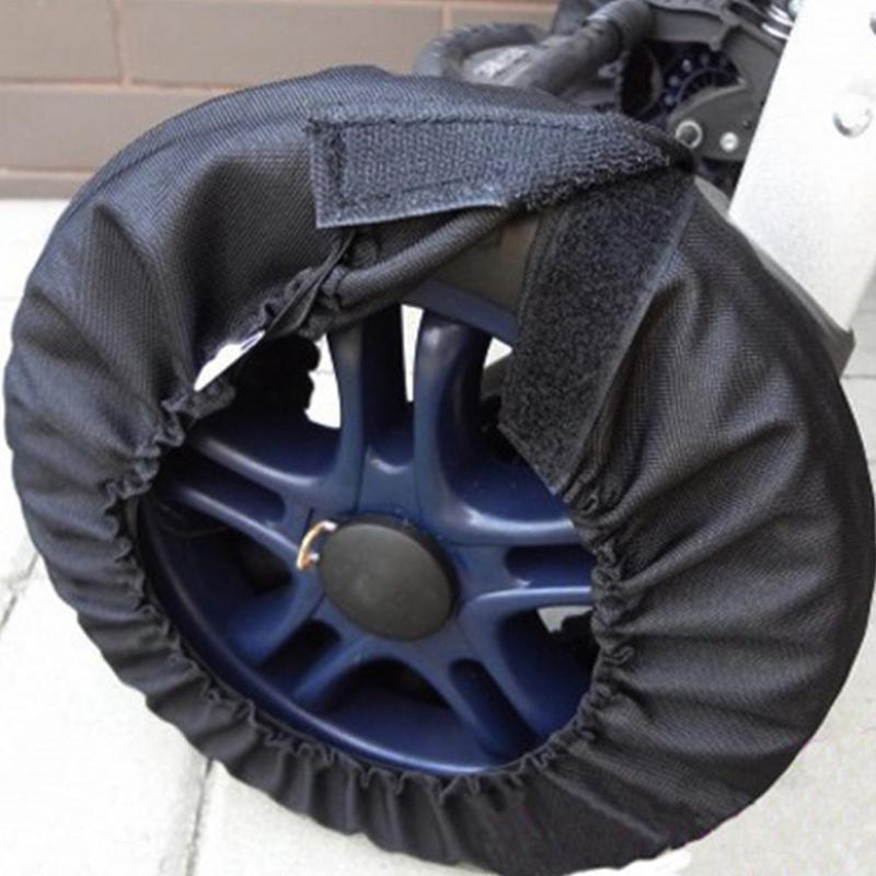 Baby Stroller Wheel Cover Dustproof Kid Baby Wheelchair Protector Pushchair Wheel Cover Stroller Acc