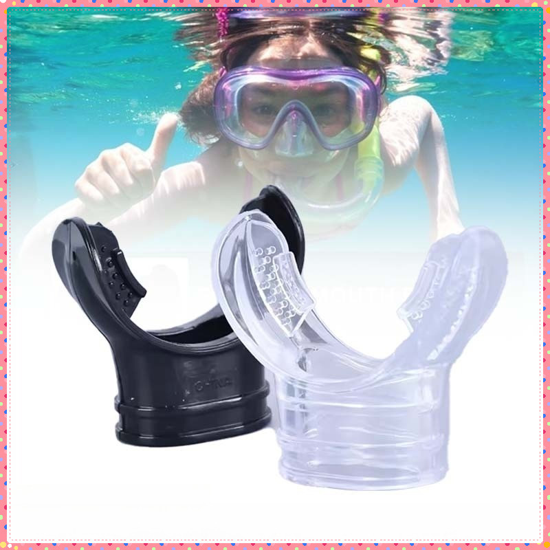 Mouthpiece Snorkel Karet Snorkel Lambeywork Mouthpiece Alat Selam Oksigen Pvc Karet