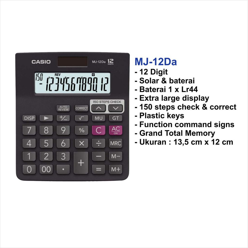 Kalkulator Meja CASIO MJ-12DA