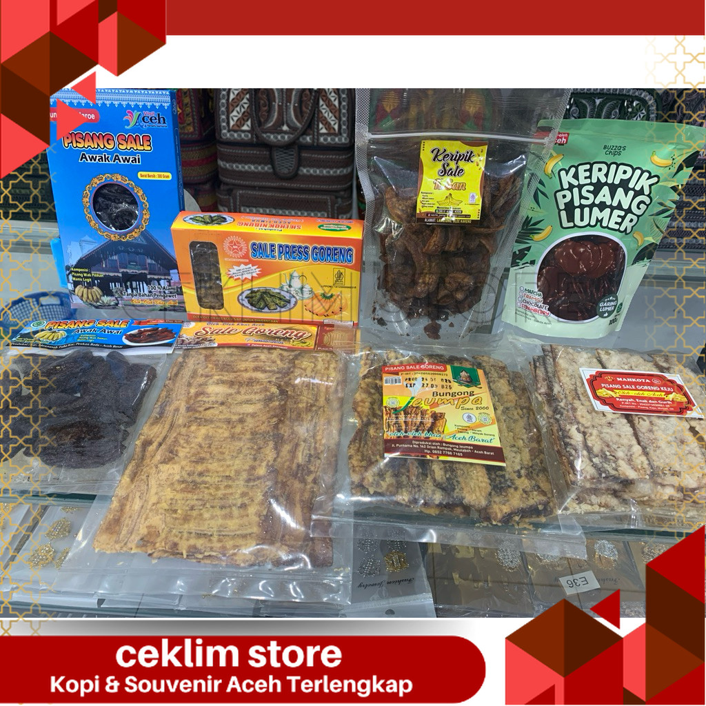 ragam kue olahan pisang, pisang sale basah/asap,pisang sale goreng/pres,pisang sale keju,pisang sale