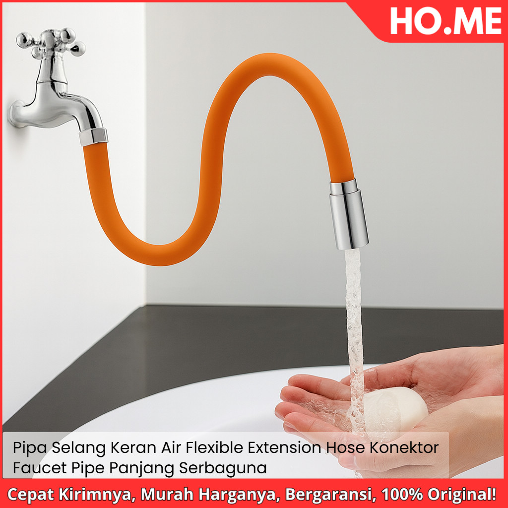 [HO.ME] Pipa Selang Keran Air - Flexible Extension Hose - Konektor Faucet Pipe Panjang Serbaguna