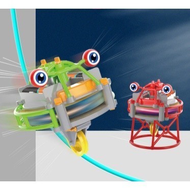 Mainan Anak Robot Anti Gravitasi Wire Walking Unicycle Tumbler Toy Funny Gyroscope Game Spinning Toy