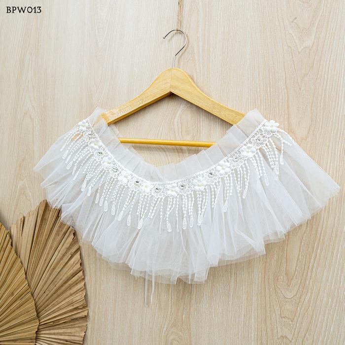 Bolero Lace Gaun Pesta Wedding Pengantin  BPW013