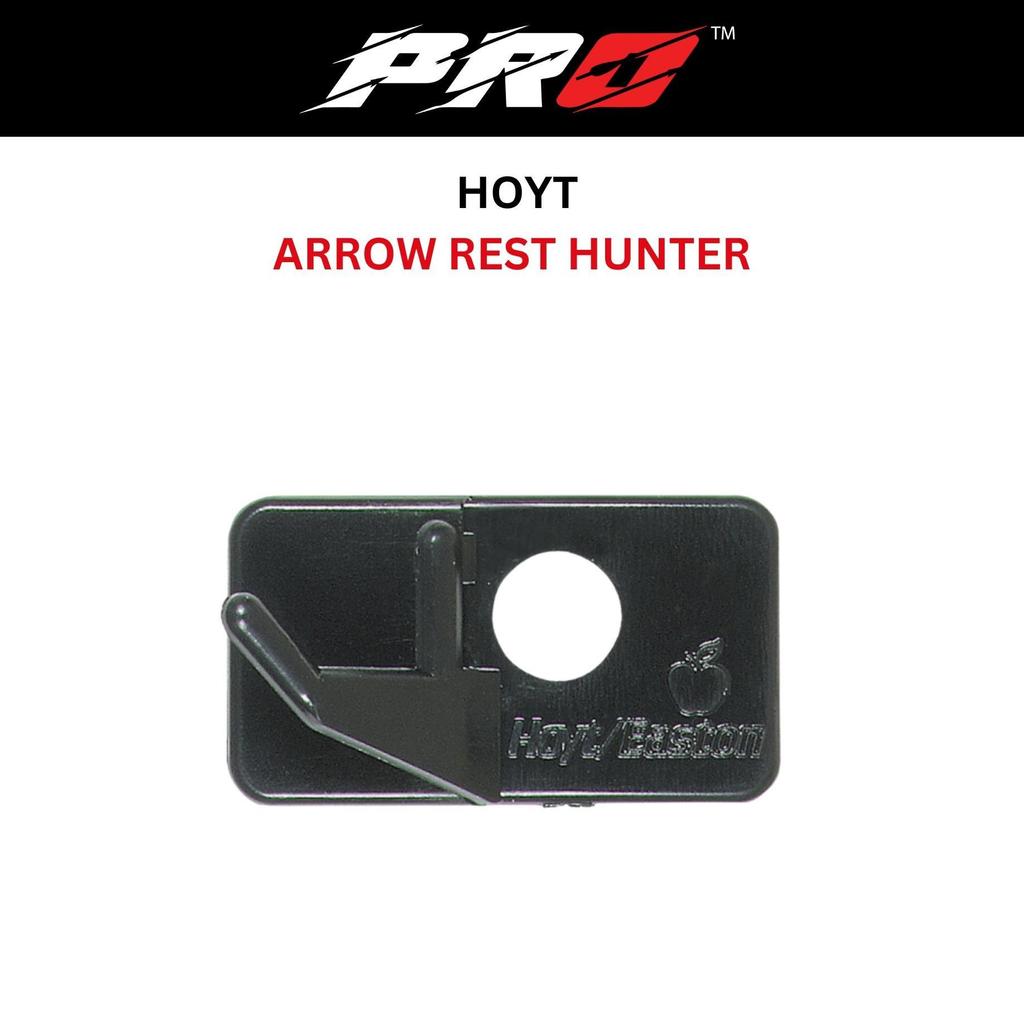 HOYT ARROW REST HUNTER BLACK - REST BUSUR RECURVE / STANDAR BOW - TUMPUAN ANAK PANAH - ANAK DEWASA O