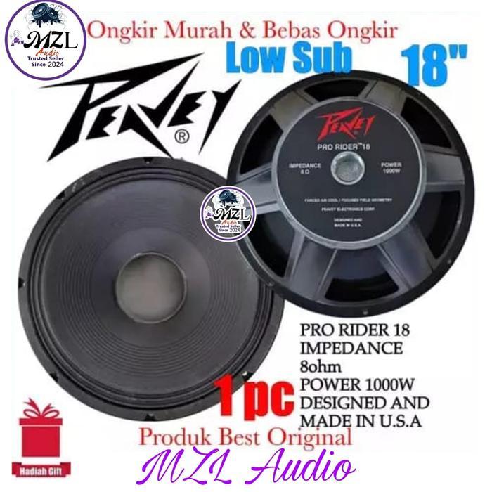 Speaker Audio Peavey 18 inch Balap Karater Sub Bass 1000watt Componen