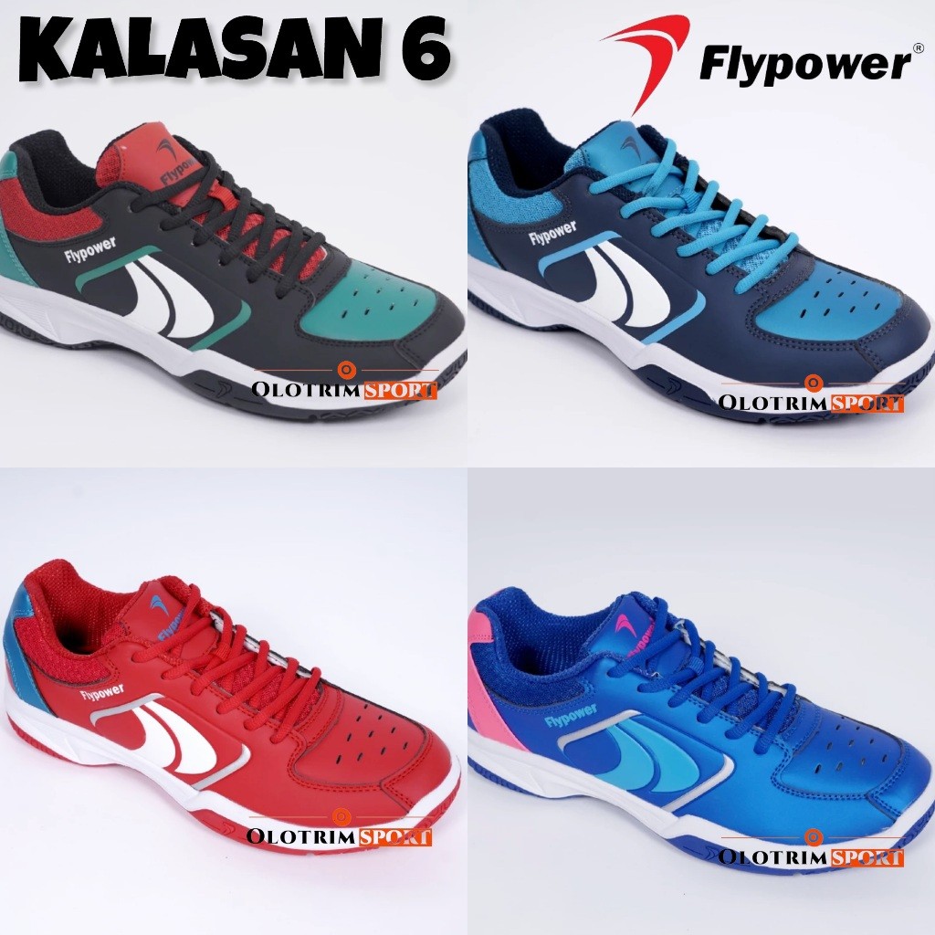 Sepatu Badminton Flypower Palah Plaosan Pawon Kalasan 04 05 NEO 06 07 08 09 4 5 6 7 8 0 Agripina Arg