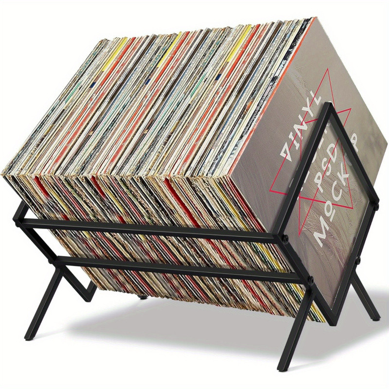 Vinyl record storage, record rack, record rack 80 lps album record rack