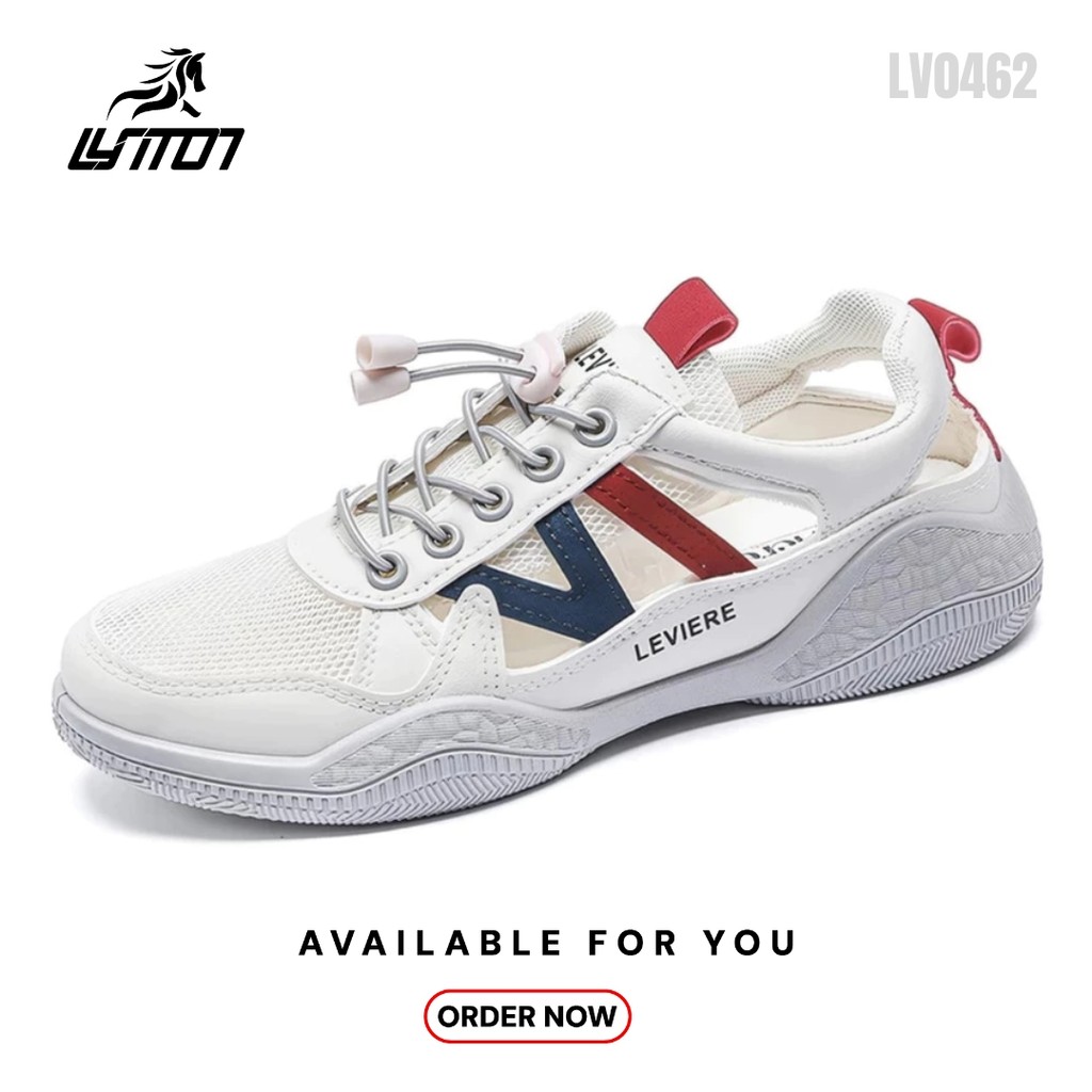 LYT Jisoo Sepatu Sneakers Wanita Putih Trendy Premium LV0462