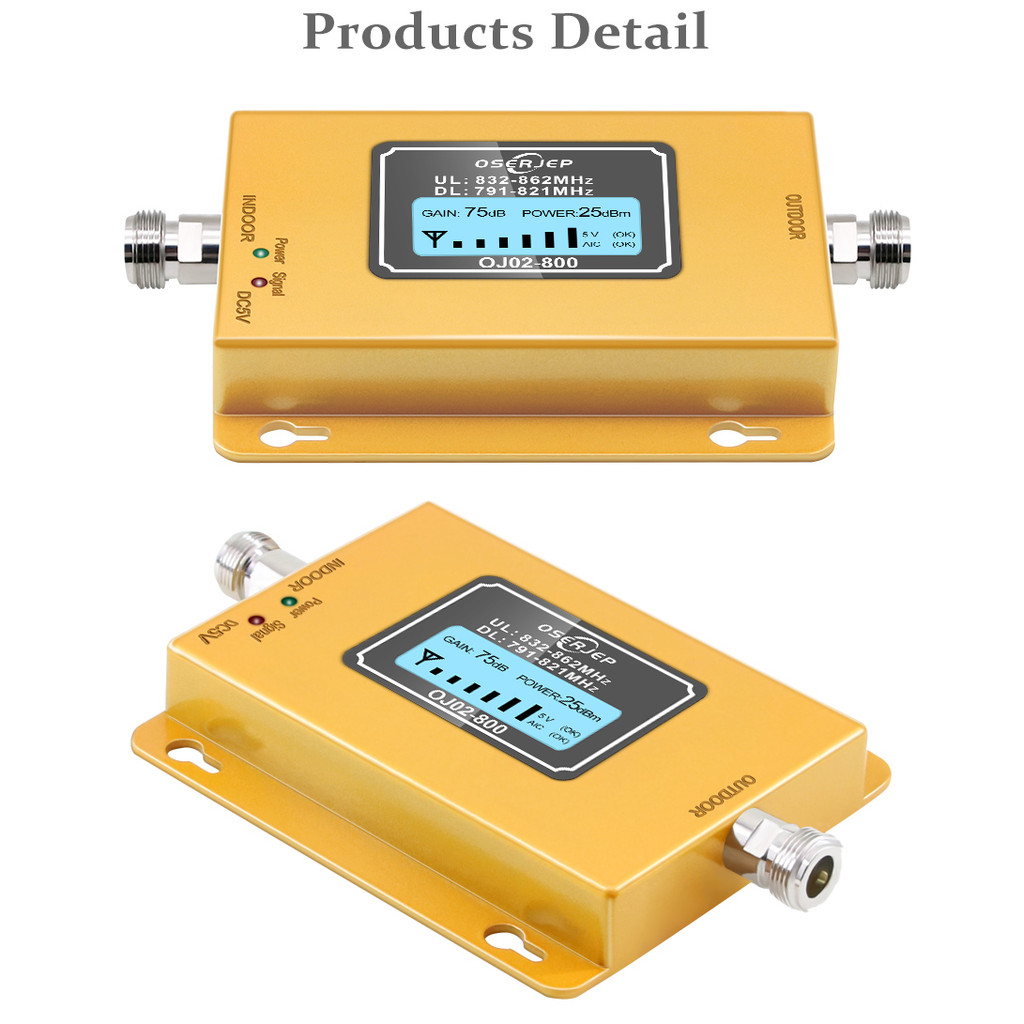 4G LTE Band20 800Mhz Repeater LCD Display Cell Phone Mobile Signal Amplifier  Signal Booster Cell Ph