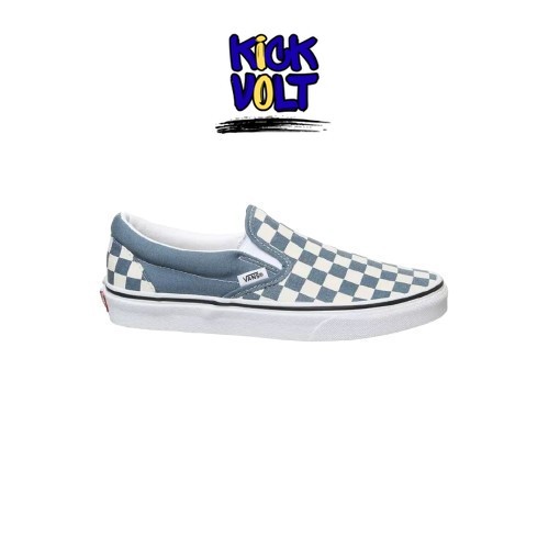 Sneakers Vans Classic Slip-On Checkerboard Blue Mirage  Original   Unisex