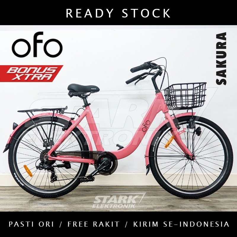 Pacific OFO Sepeda Keranjang City Bike 7 Speed
