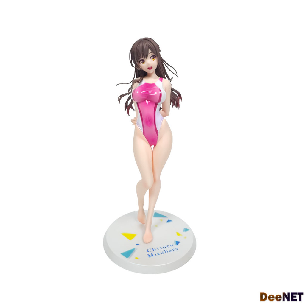 Chizuru Mizuhara School Swimsuit Kanojo Okarishimasu 26cm Action Figure PVC D-MYN017