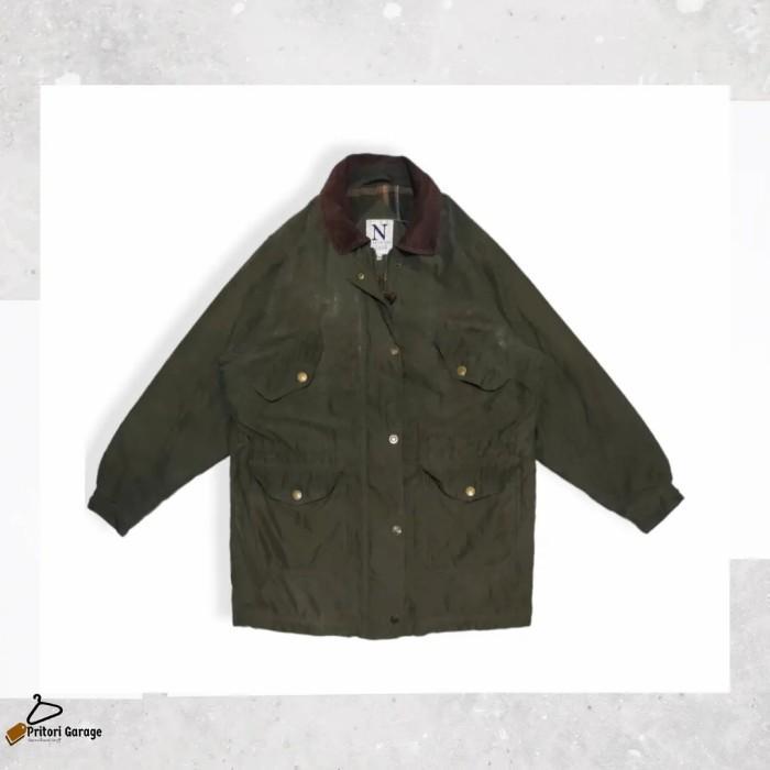 Parka Coat Suede Jacket Inner Tartan Debenhams British Green Army