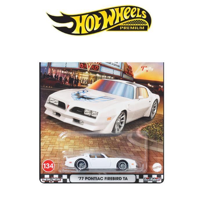 Hot Wheels Premium Boulevard 77 Pontiac Firebird TA Putih Balap