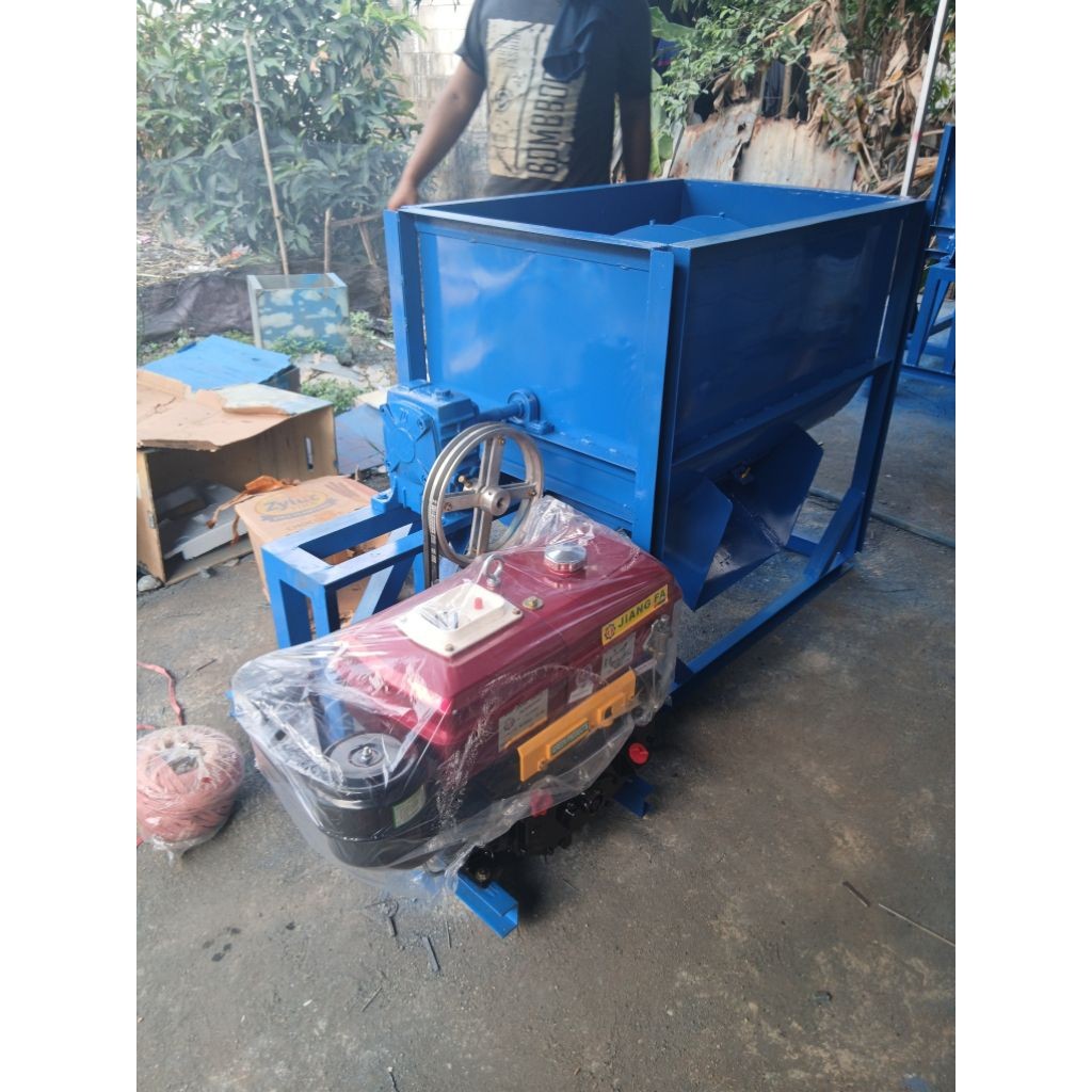PROMO AKHIR TAHUN MIXER  STENLIS PENCAMPUR PAKAN TERNAK KAPASITAS 100KG