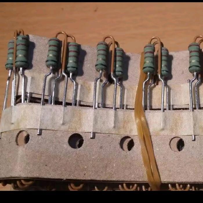 Resistor 220R 220 R 220ohm 220 Ohm 1 Watt Japan Kualitas baik NEW....