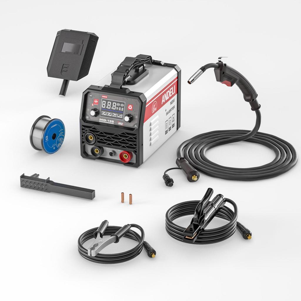 ANDELI-MIG-135MINI Mesin Las untuk Berbagai Proyek Las