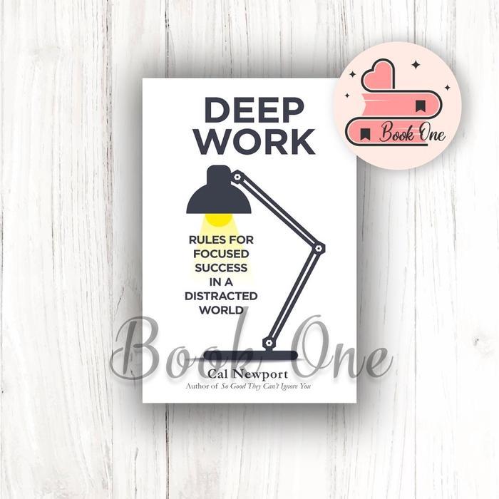 Buku Bahasa Inggris Deep Work (Cal Newport)