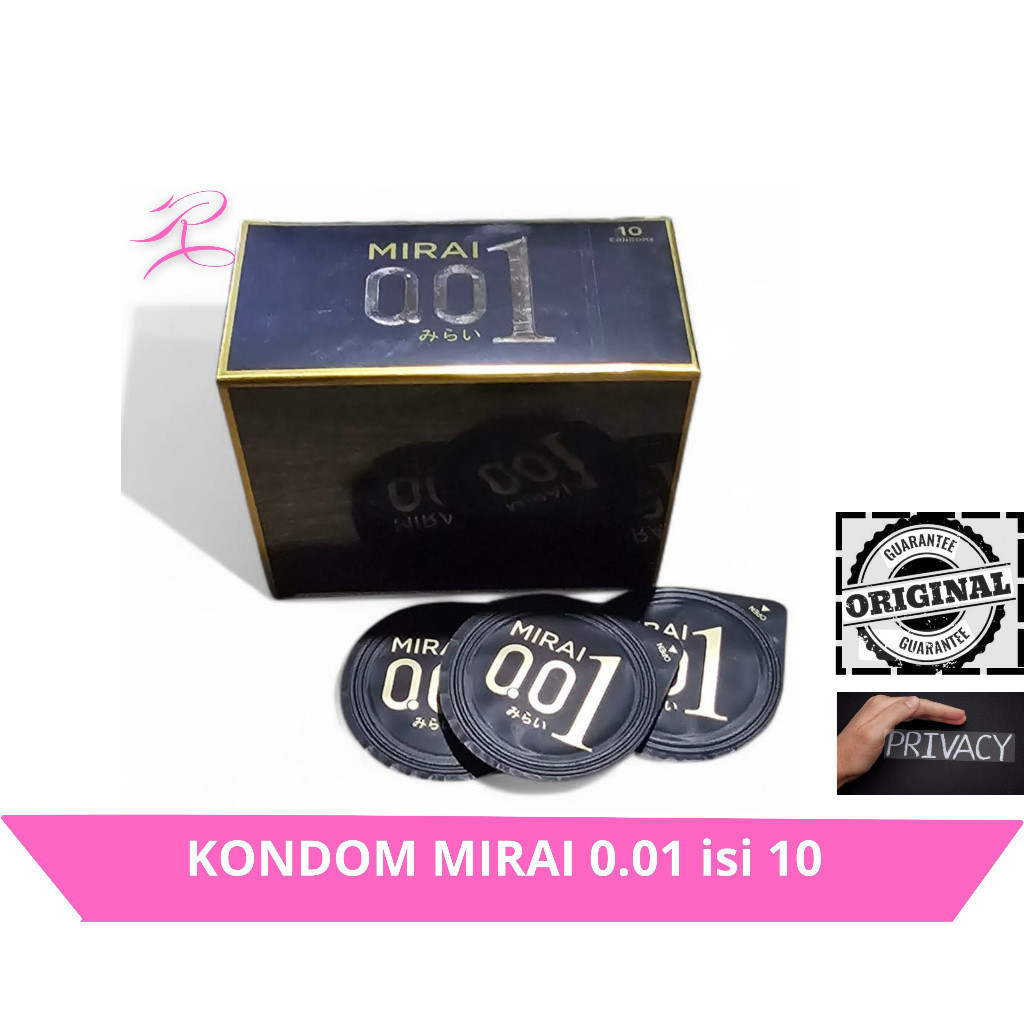 Ada yg Baru Nihh KONDOM MIRAI 0.01 - KONDOM TIPIS - KONDOM EXTRA TIPIS