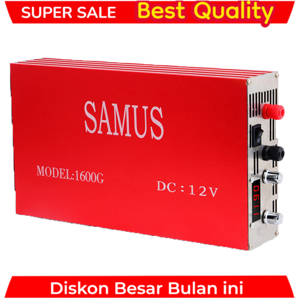 Samus1600g battery booster inverter 12v 2300w digital control voltage converter