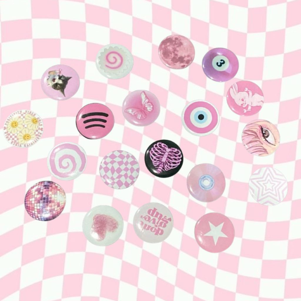 d.collection 44m Button pin | Pin y2k | Pin Button Aestethic | Pin Tas | Bags Pin Bros Clips