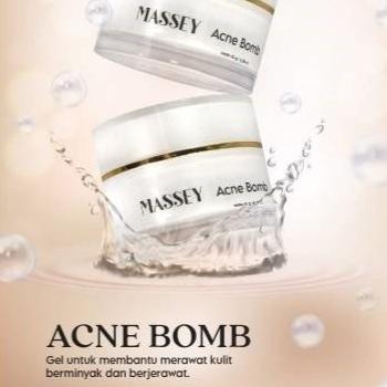 Massey Acne Bomb -night cream -krim malam jerawat & whitening kitoderm