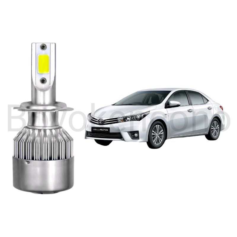 2pcs Lampu Utama Jauh LED HB3 COB Mobil Toyota Corolla Altis E180 Byk