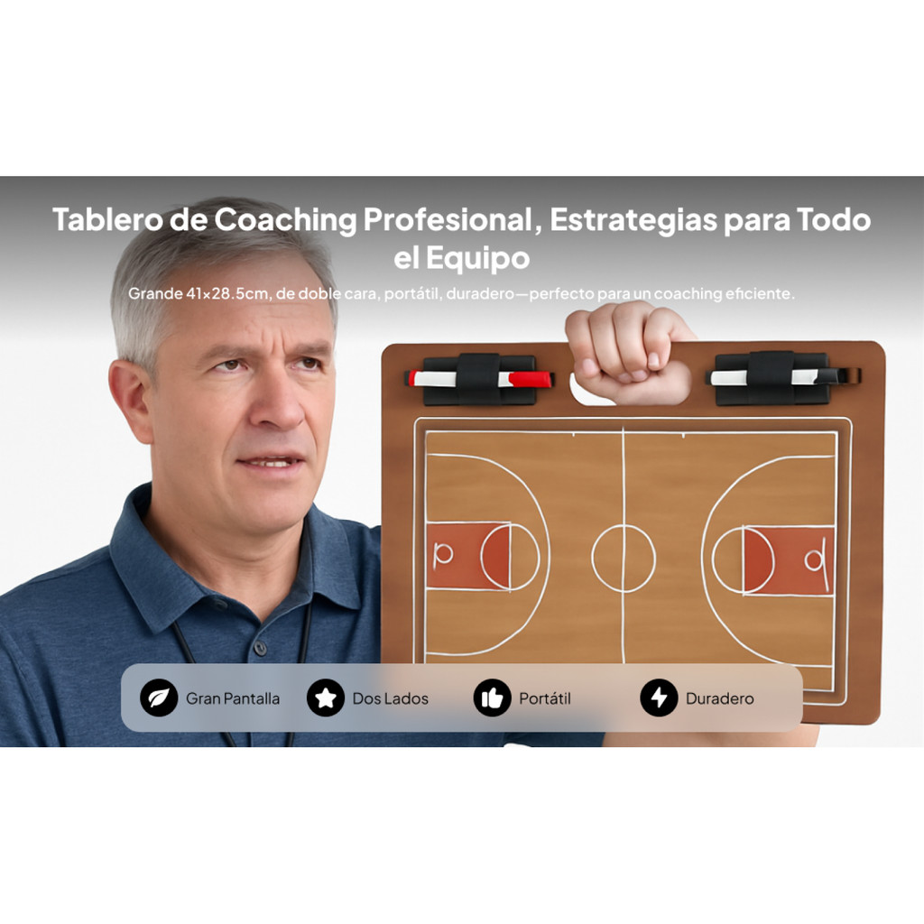 Basketball Coaching Board Dry Erase Erasable White Board Portable Layout