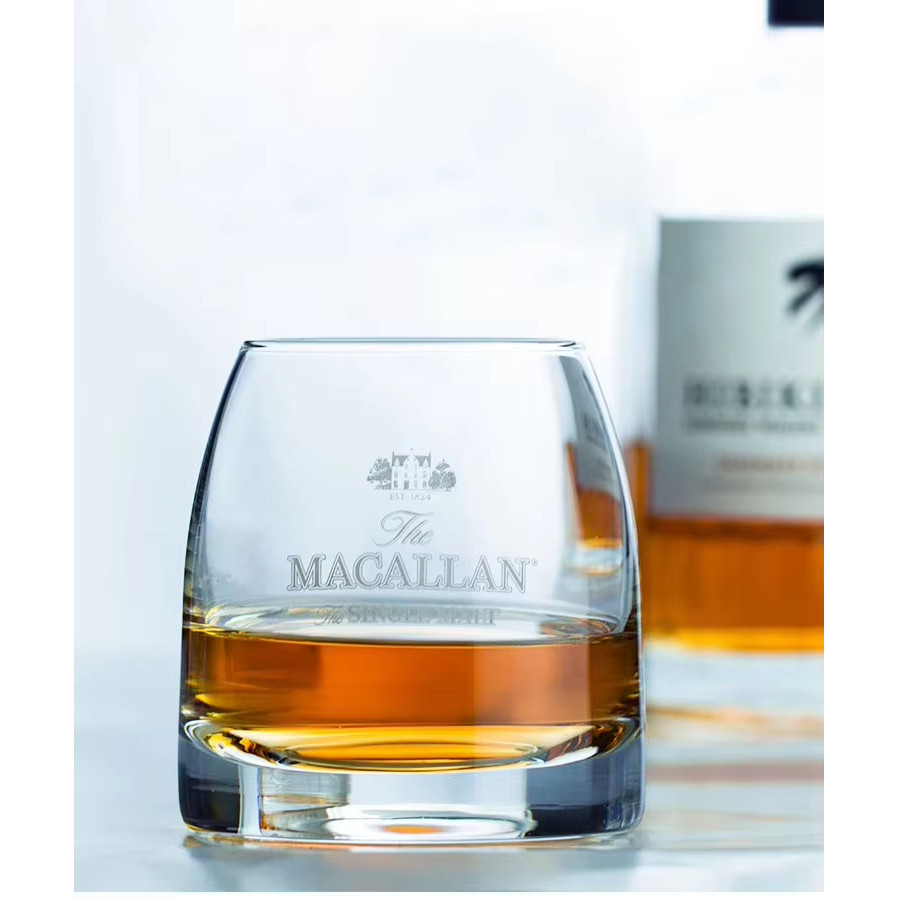 Macallan Exclusive Single Malt Whiskey Glass Crystal Wine Tumbler Vodka Cognac Brandy Snifter Gather