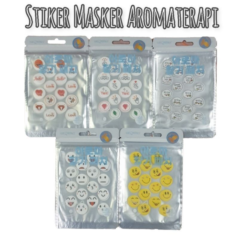 Stiker Masker Aromaterapi isi 16 Pcs Patch Aromaterapi - FDY