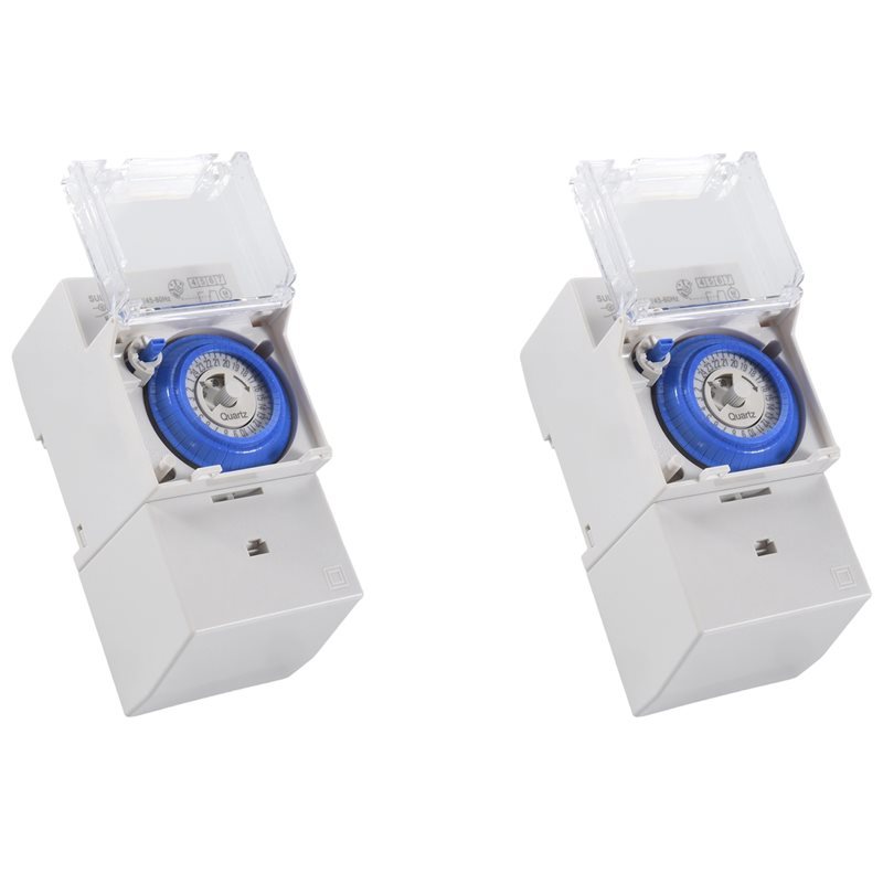 ABMH-2X SUL181H Mechanical Timer 24 Hours Time Switch Relay Electrical Programmable Timer 24 Hour Di