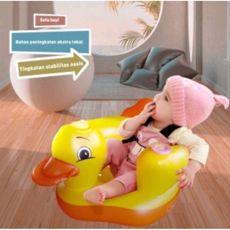 Sofa balon (kursi pompa) bayi belajar duduk