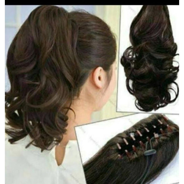 jepit rambut ekor kuda