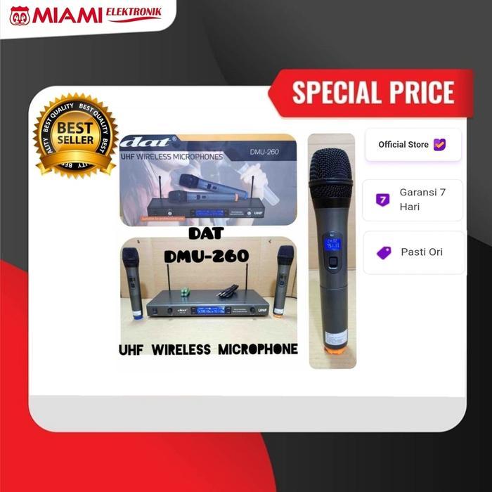 Microphone DAT DMU-260 / Mic DAT DMU260 / Wireless Mic UHF DAT