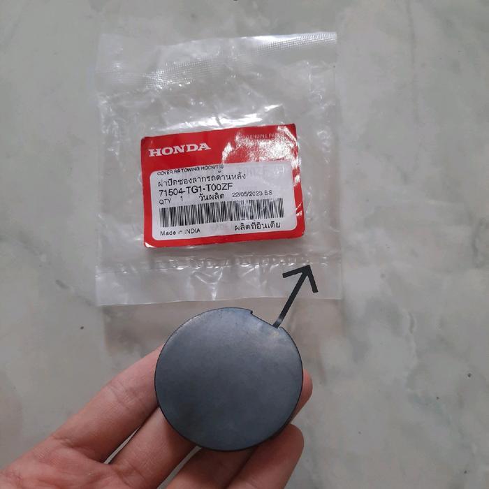 cover derek tutup towing bumper bemper belakang brio 2012 2013 2014 2015 2016 2017 2018 ori quality