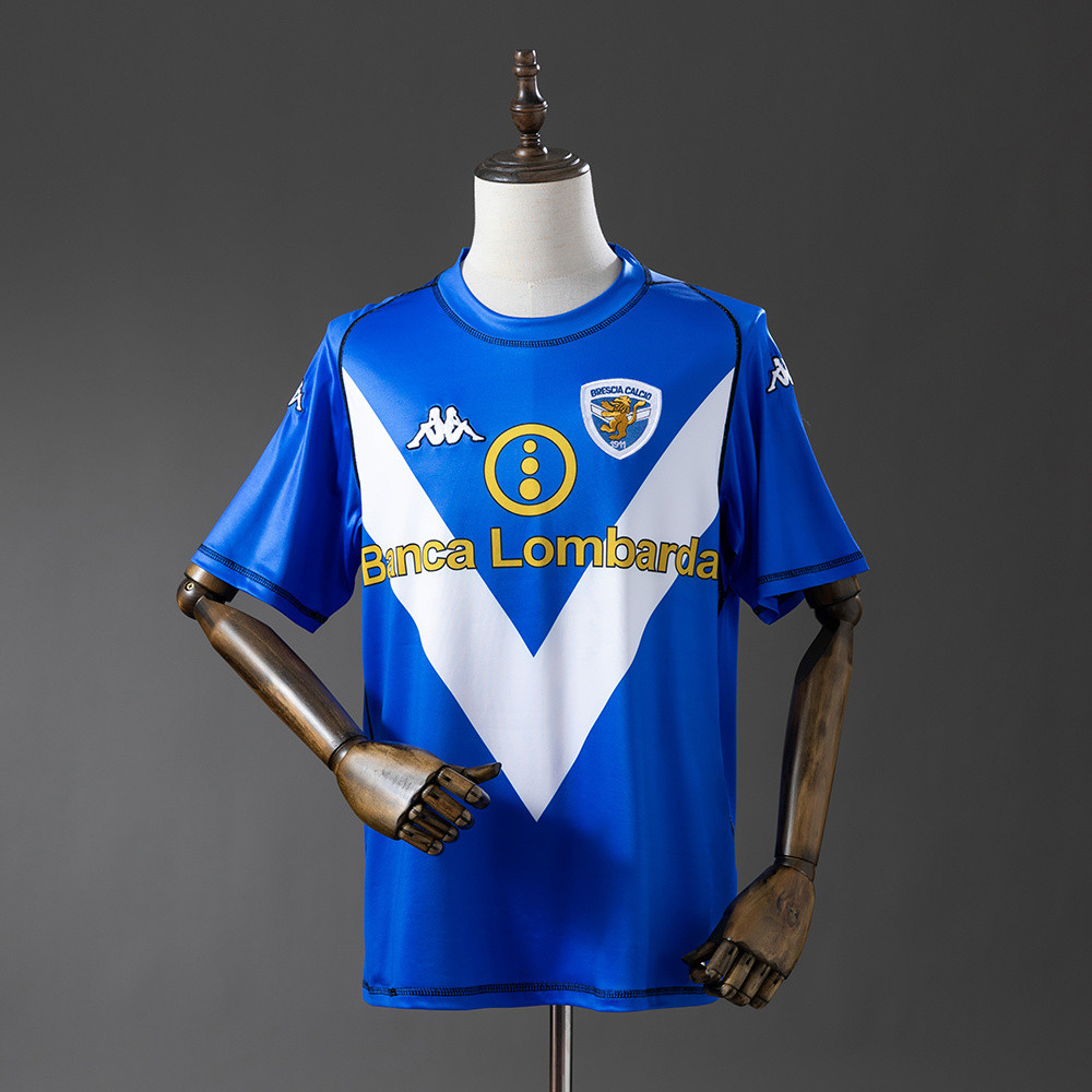 Jersey Brescia Calcio 03/04 Home Retro T shirt pria