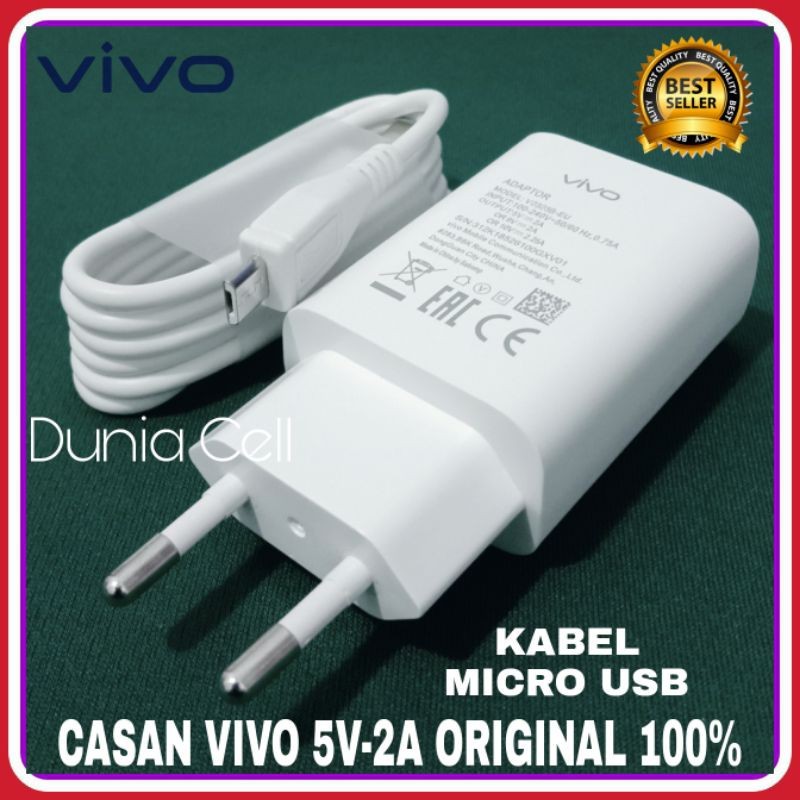 CHARGER ORIGINAL 100% VIVO Y91 VIVO Y81VIVO Y83 ORIGINAL 100% MICRO USB