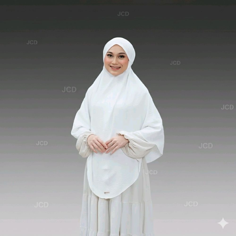 ysf JILBAB JUMBO CRINKLE NON PED TALI/BERGO MARYAM XXL/BERGO MARYAM JUMBO Airflow Nyaman Panjang Mus
