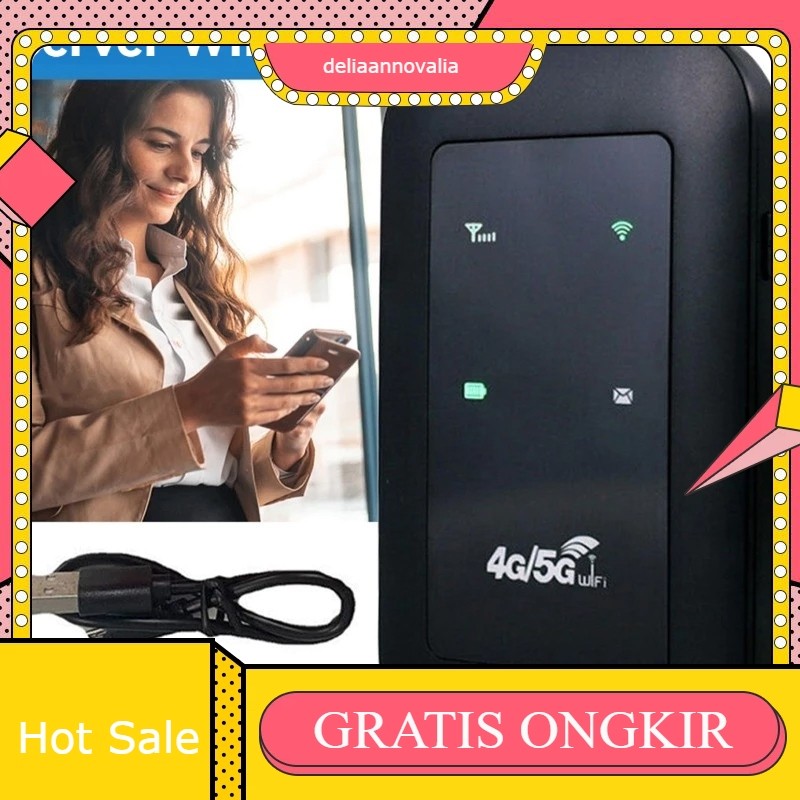 MIFI MODEM WIFI 4G/5G Unlock All Operator150Mbps Portable Mobile WiFi USBMobile WiFi Modem Kecepatan
