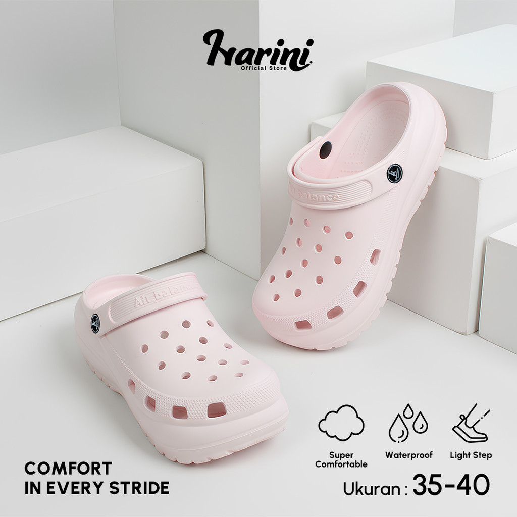 Sandal Baim Polos Slop Kodok Wanita Pria Korea Sendal Fuji Kekinian Empuk Tidak Berbau 8102-POLOS-5