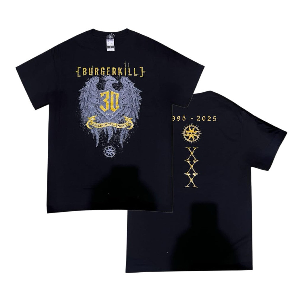 Tshirt Burgerkill Anniversary 30 Years Of Smokin Metal Engine