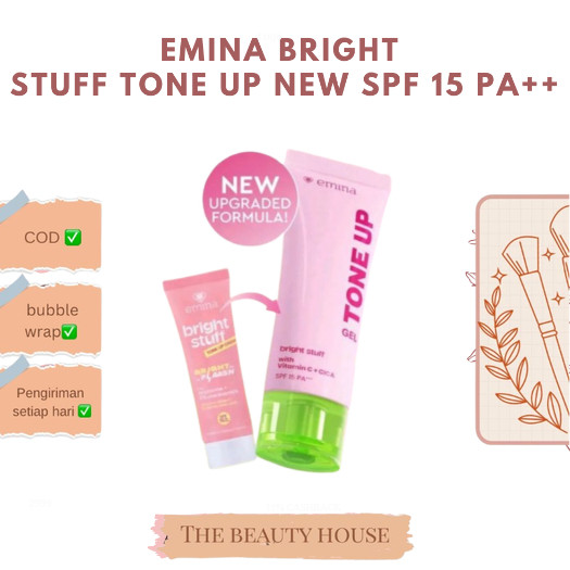 Emina Bright Stuff Tone Up Cream Pelembab Cerah