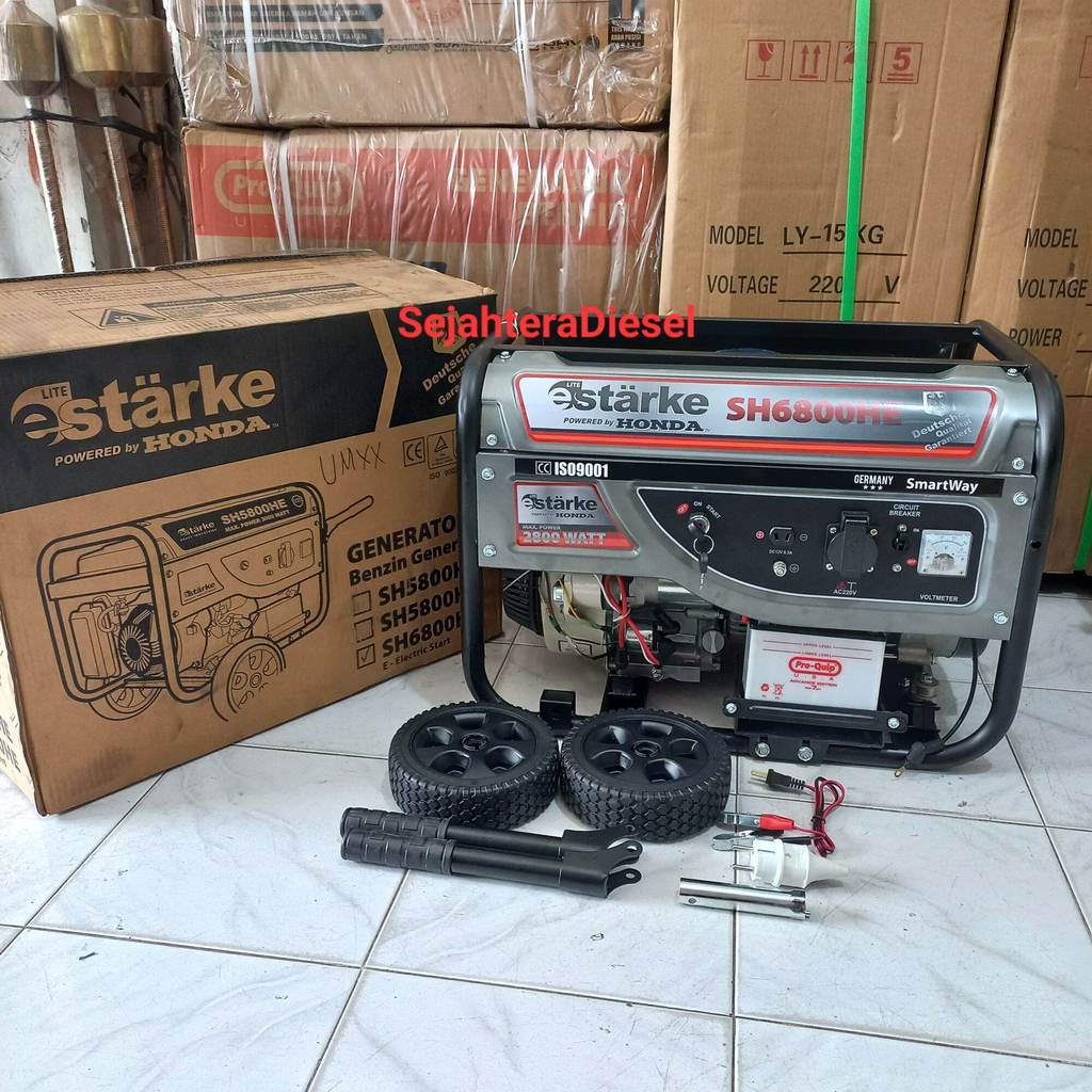Genset HONDA 6800HE Generator HONDA STARKE