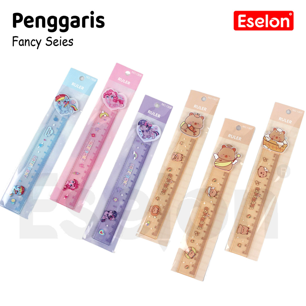 Penggaris 15 cm Fancy  / Penggaris 15 cm  Karakter Lucu