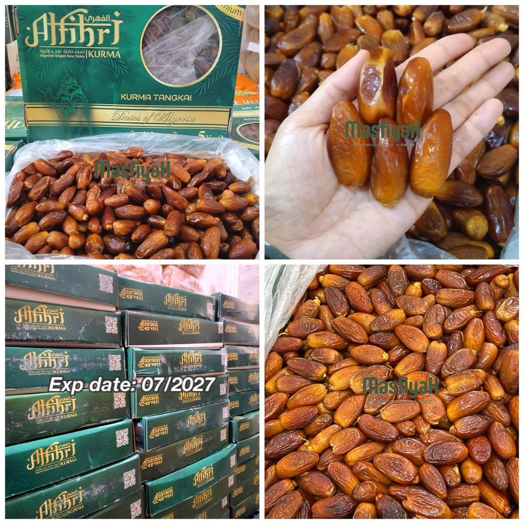 KURMA 5KG ALFIHRI 5KG AL FIHRI 5KG BARARI 5KG DAR 5KG TOMOR 5KG KURMA PREMIUM ORIGINAL TUNISIA MADU 